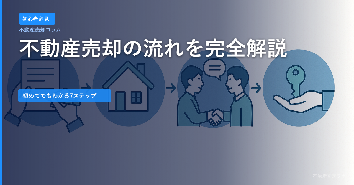 不動産売却の流れを完全解説｜初めてでもわかる7ステップ